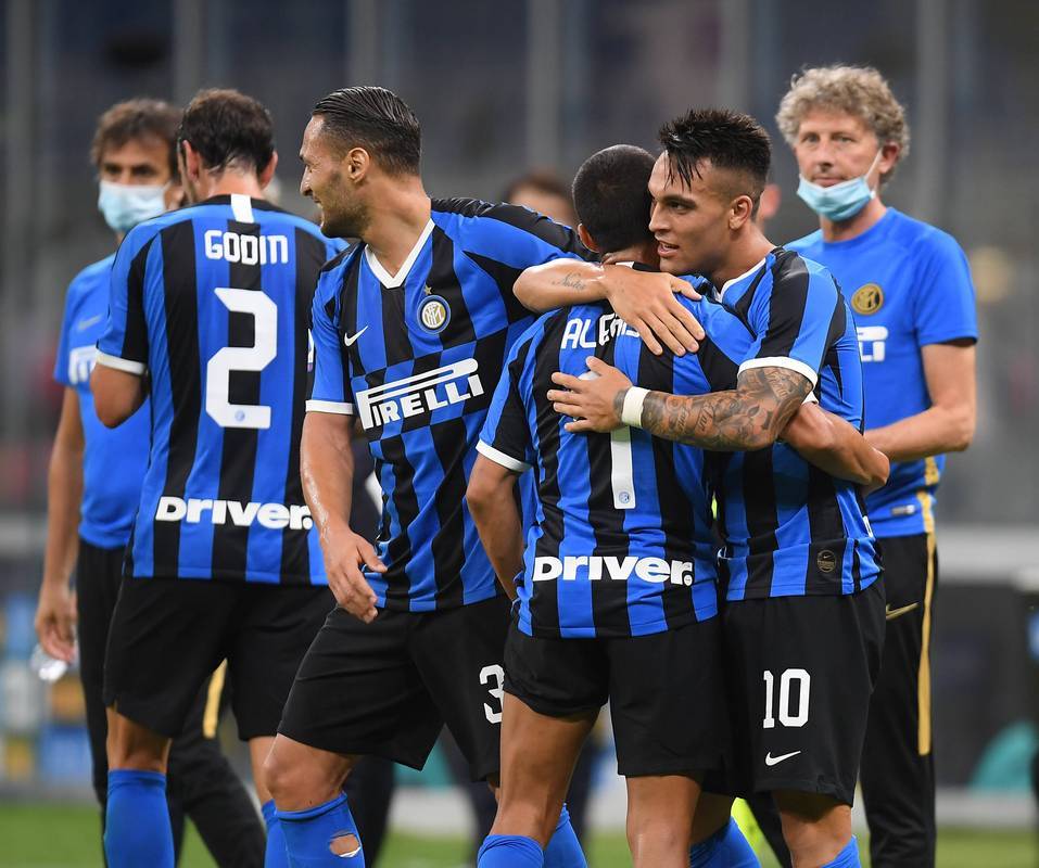 国际米兰主场迎战桑普多利亚，取得胜利